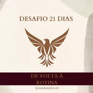 Imagem de capa para o Ebook Desafio 21 Dias - De volta à Rotina