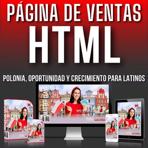 Imagen de portada para Curso online Plantilla HTML para vender el curso digital "Polonia, Oportunidad y Crecimiento para Latinos" de SEMINARIOS.ONLINE