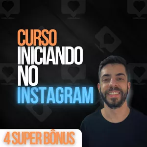 Imagem de capa para o Curso online Iniciando no Instagram