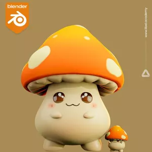 Imagen de portada para Curso online Introducción a Blender - Honguito