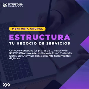 Imagen de portada para Curso online Estructura tu Negocio de SERVICIOS
