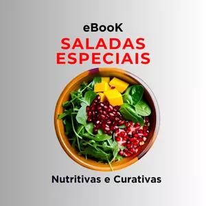 Imagem de capa para o Ebook Saladas Especiais: Nutritivas e Curativas