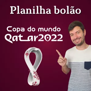 Imagem de capa para o Curso online Planilha bolão copa do mundo 2022 - Excel 80 20