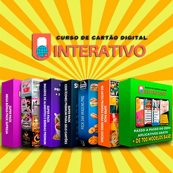 Curso de Cartão Digital Interativo + 700 Modelos Prontos
