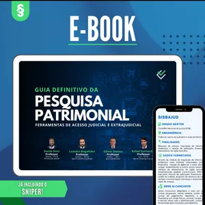 Imagem de capa para o Ebook Prof. Rafael - Guia Definitivo da Pesquisa Patrimonial: Ferramentas de Acesso Judicial e Extrajudicial