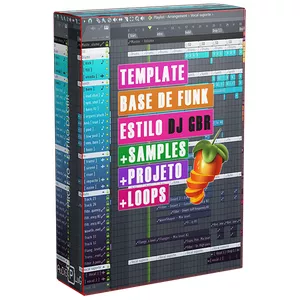 Imagem de capa para o Curso online Template | Fl Studio | Base de Funk Rave Estilo Dj Gbr | Projeto | Samples | Loops