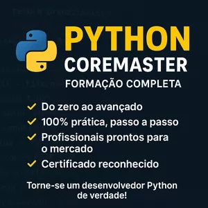 Imagem do curso Python CoreMaster – Formação Completa 