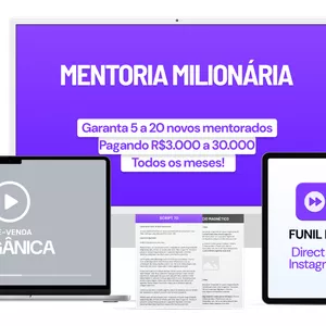 Imagem de capa para o Curso online Mentoria Milionária