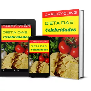 Imagem de capa para o Ebook Carb Cycling. A Dieta das celebridades