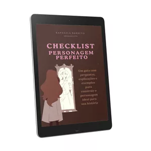 Imagem de capa para o Ebook CHECKLIST PERSONAGEM PERFEITO