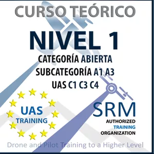 Imagen de portada para Curso online Curso de Drones / UAS Nivel 1 Teórico