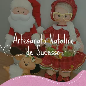 Imagem do curso Artesanato Natalino de Sucesso: Bonecas de Pano para o Natal