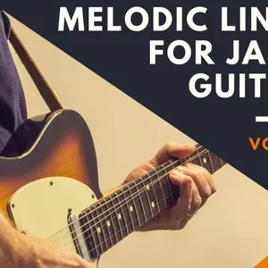 Imagem de capa para o Ebook Melodic Lines For Jazz Guitar Vol I Kiko Moura