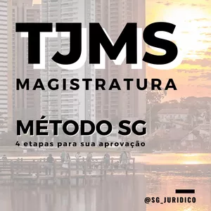 Imagem de capa para o Ebook MÉTODO SG - TJMS - 2023