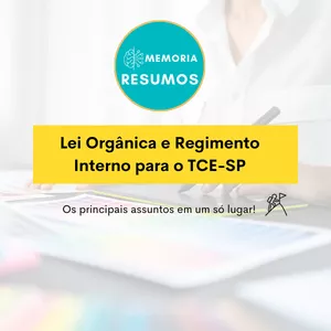 Imagem de capa para o Curso online LO e RI do TCE-SP