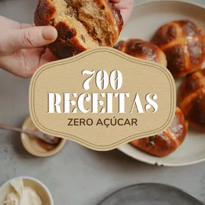 Imagem de capa para o Ebook 700 RECEITAS ZERO AÇÚCAR