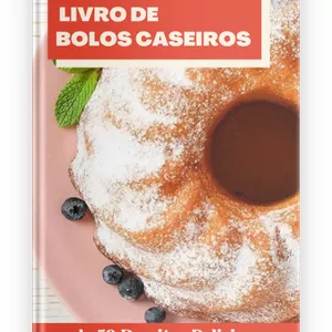 Imagem de capa para o Ebook O Melhor Livros de Receita de Bolos Caseiros