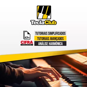 Imagem de capa para o Curso online 🎹 Tecla Club | Tutoriais Práticos + Cifras