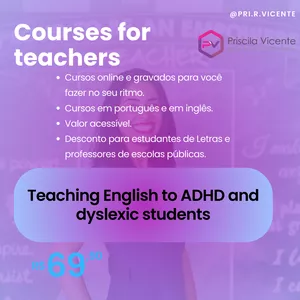 Cover image for Online course Teaching English to ADHD and dyslexic students