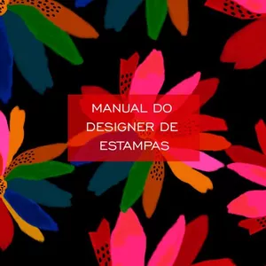 Imagem de capa para o Ebook Manual do Designer de estampas