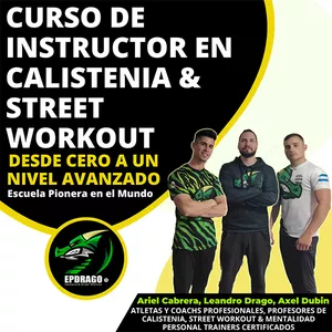 Imagen de portada para Curso online Curso de Instructor en Calistenia y Street Workout