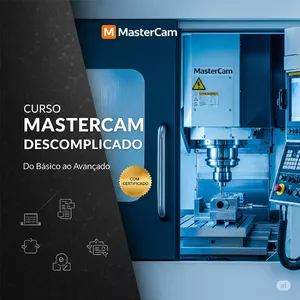 Imagem de Curso de Mastercam online: Mastercam Descomplicado Do Iniciante ao Avançado na programação CNC criado por RODRIGO BARBALHO SANTOS na hotmart