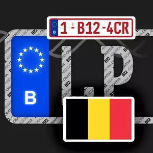 Cover image for Ebook European Vehicle Registration Plate in Vector full accurate | Belgium | Europese kentekenplaat in vector, volledig nauwkeurig | België | Europäisches Kfz-Kennzeichen im Vektor mit voller Genauigkeit | Belgien