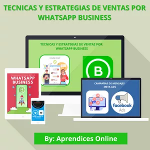 Imagen de portada para Curso online TÉCNICAS Y ESTRATEGIAS DE VENTAS POR WHATSAPP BUSINESS