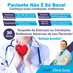 Imagem do curso Além da Boca! Conheça as Condições Sistêmicas do Seu Paciente.