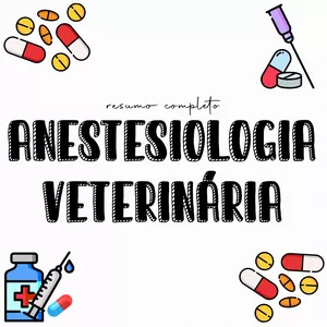 Imagem de capa para o Ebook Resumo Completo de Anestesiologia Veterinária