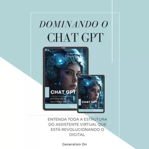 Imagem de capa para o Ebook CHAT GPT Dominando o assistente virtual