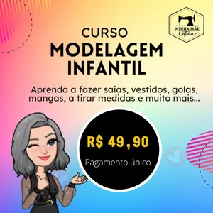Imagem de capa para o Curso online CURSO DE MODELAGEM INFANTIL 
