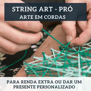 Imagem do curso String Art Pró - Para ter renda extra ou dar um presente personalizado