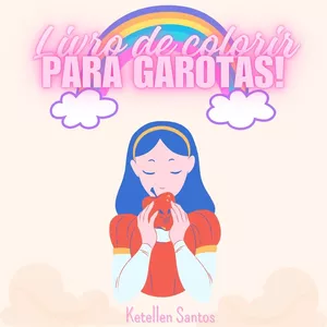 Imagem de capa para o Ebook Livro de Colorir Para Garotas