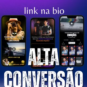 Imagem de capa para o Curso online TEMPLATES - LINK NA BIO DE ALTA CONVERSÃO