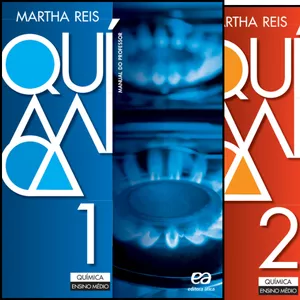 Imagem de capa para o Ebook Química - Ensino Médio Vol.1 e 2. Manual do Professor, Completo em PDF.