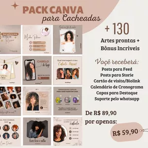Pack para Cacheadas por Ariane Pacheco