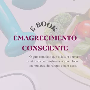 Imagem de capa para o Ebook Emagrecimento consciente 