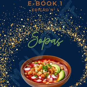 Imagem de capa para o Ebook SOPAS RÁPIDAS E DELICIOSAS PARA O SEU DIA A DIA