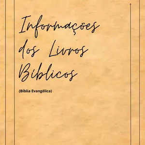 Imagem de capa para o Ebook Informações dos Livros Bíblicos 