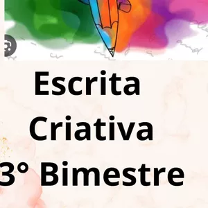 Imagem de capa para o Ebook ESCRITA CRIATIVA 3º BIMESTRE 