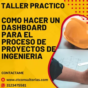 Imagen de portada para Curso online Curso como hacer un dashBoard en el proceso de proyectos de ingenieria