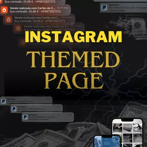 Cover image for Online course Instagram themed page