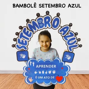 Imagem de capa para o Ebook BAMBOLÊ SETEMBRO AZUL - LIBRAS