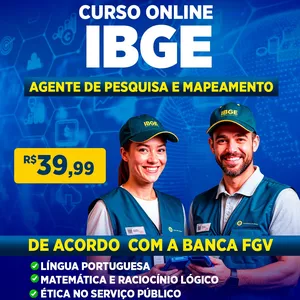 Imagem do curso Curso IBGE  2025 - (APM) Agente de Pesquisa e Mapeamento
