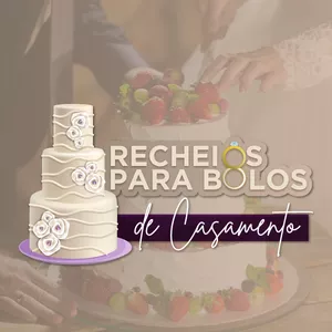 Imagem de capa para o Curso online Recheios para Bolos de Casamento