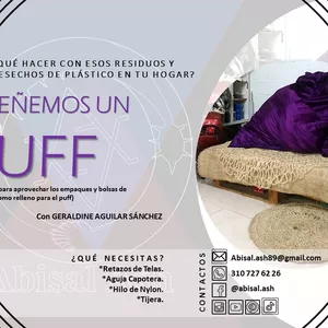 Imagen de portada para Ebook •DISEÑO &amp; CREACIÓN DE PUFF RECICLADO•