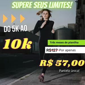 Imagem de capa para o Ebook Manual para corredores com nível mais avançado do 5k ao 10k!