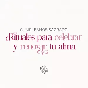 Imagen de portada para Curso online Rituales de Cumpleaños para celebrar y renovar tu alma