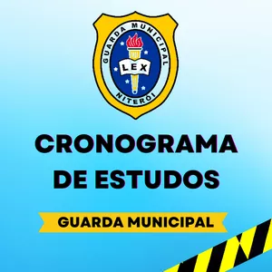 Imagem de capa para o Ebook Cronograma de estudos Guarda Municipal de Niterói